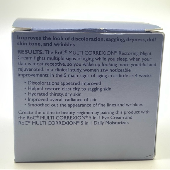 ROC Multi Correxion 5 In 1 Restoring Night Cream 1.7 oz (48g) - Picture 3 of 6